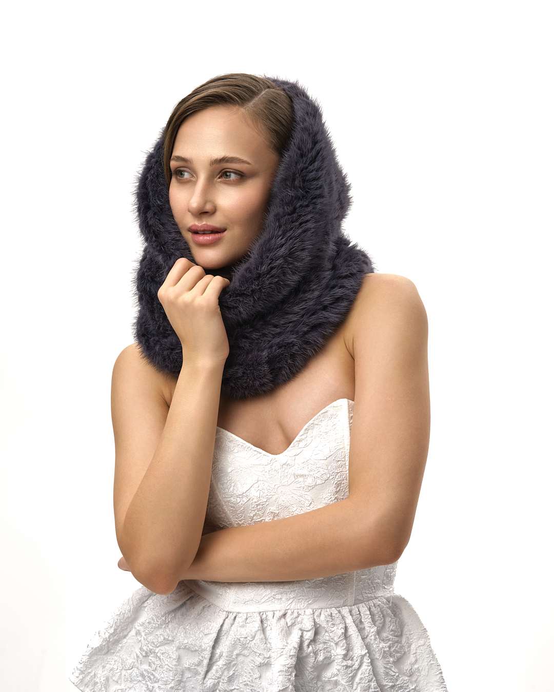 снуд из меха норки