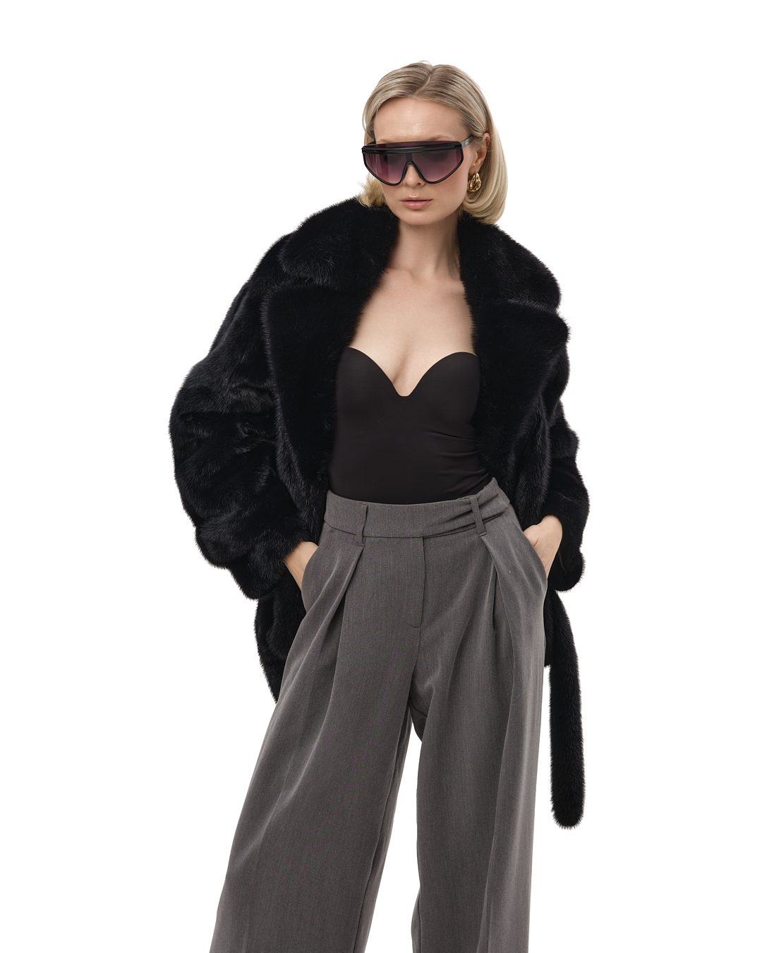 куртка из меха норки