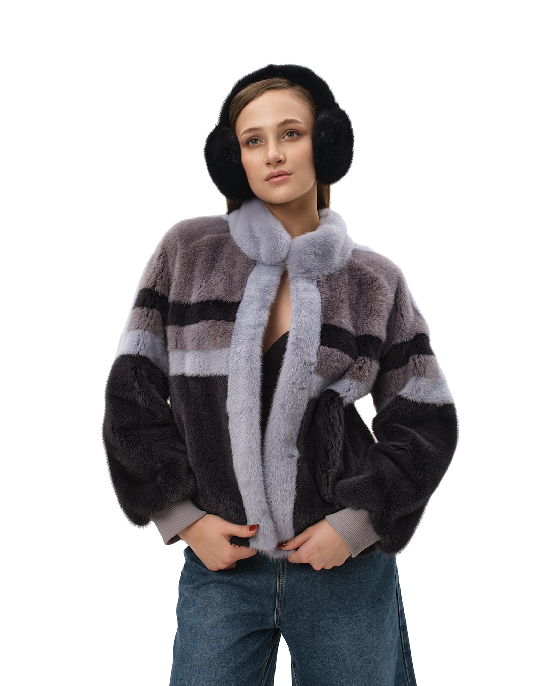 куртка из меха норки