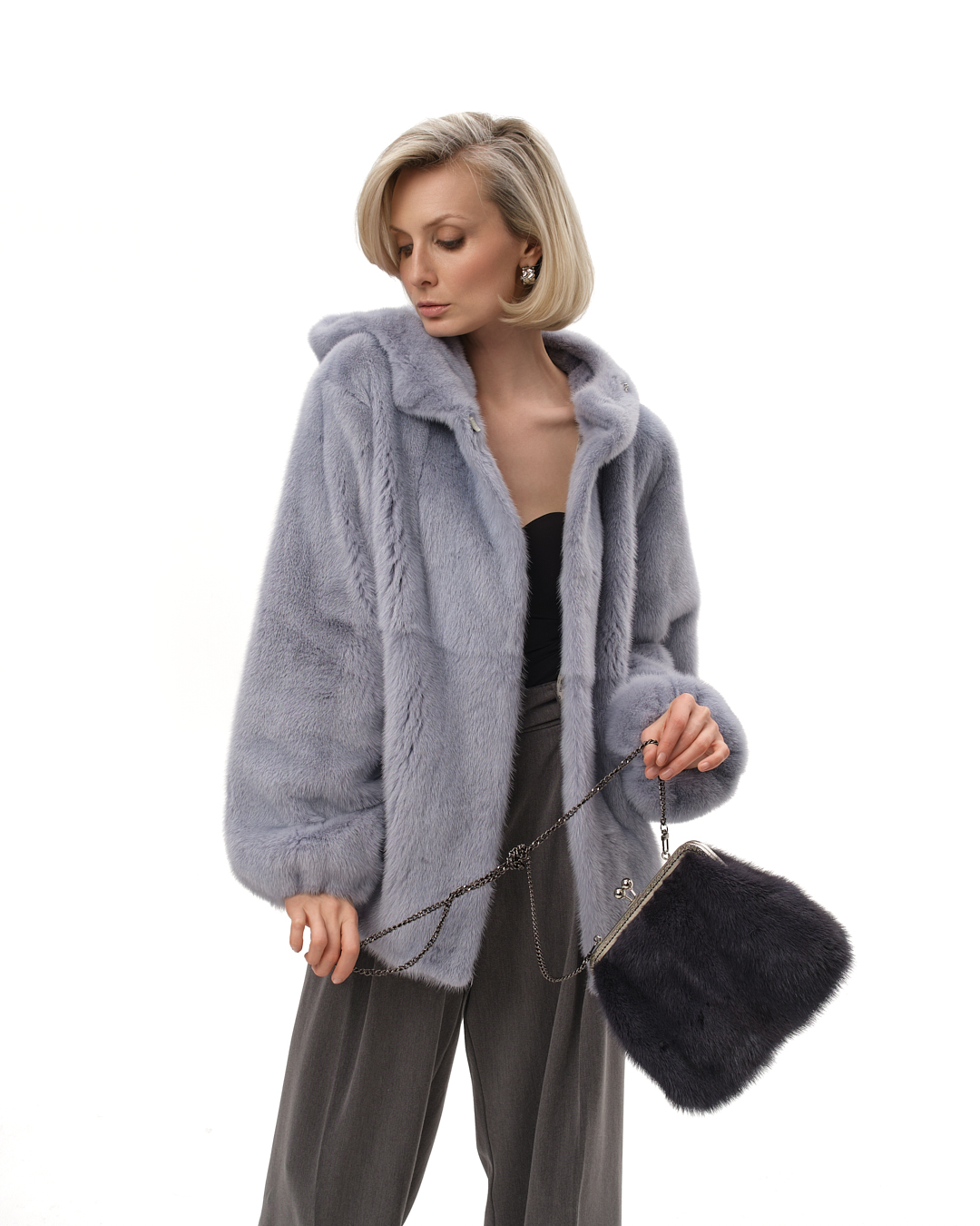 куртка из меха норки