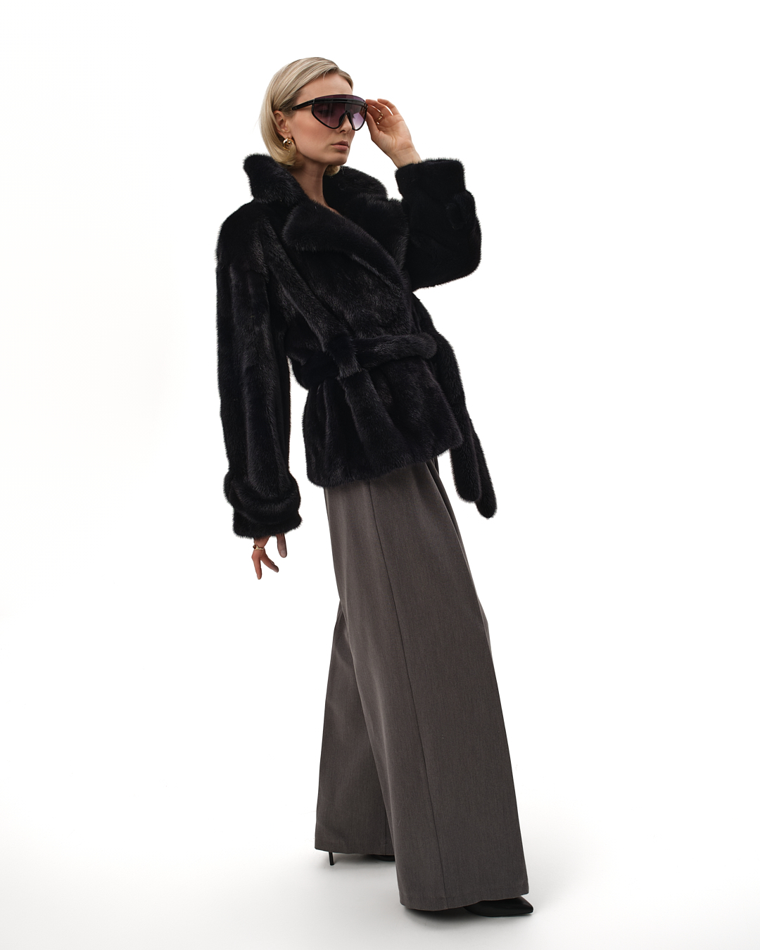 куртка из меха норки