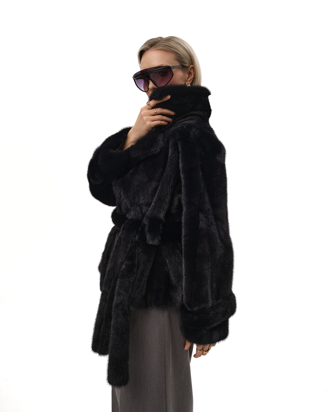 куртка из меха норки