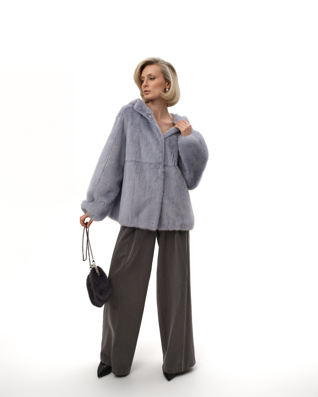 куртка из меха норки