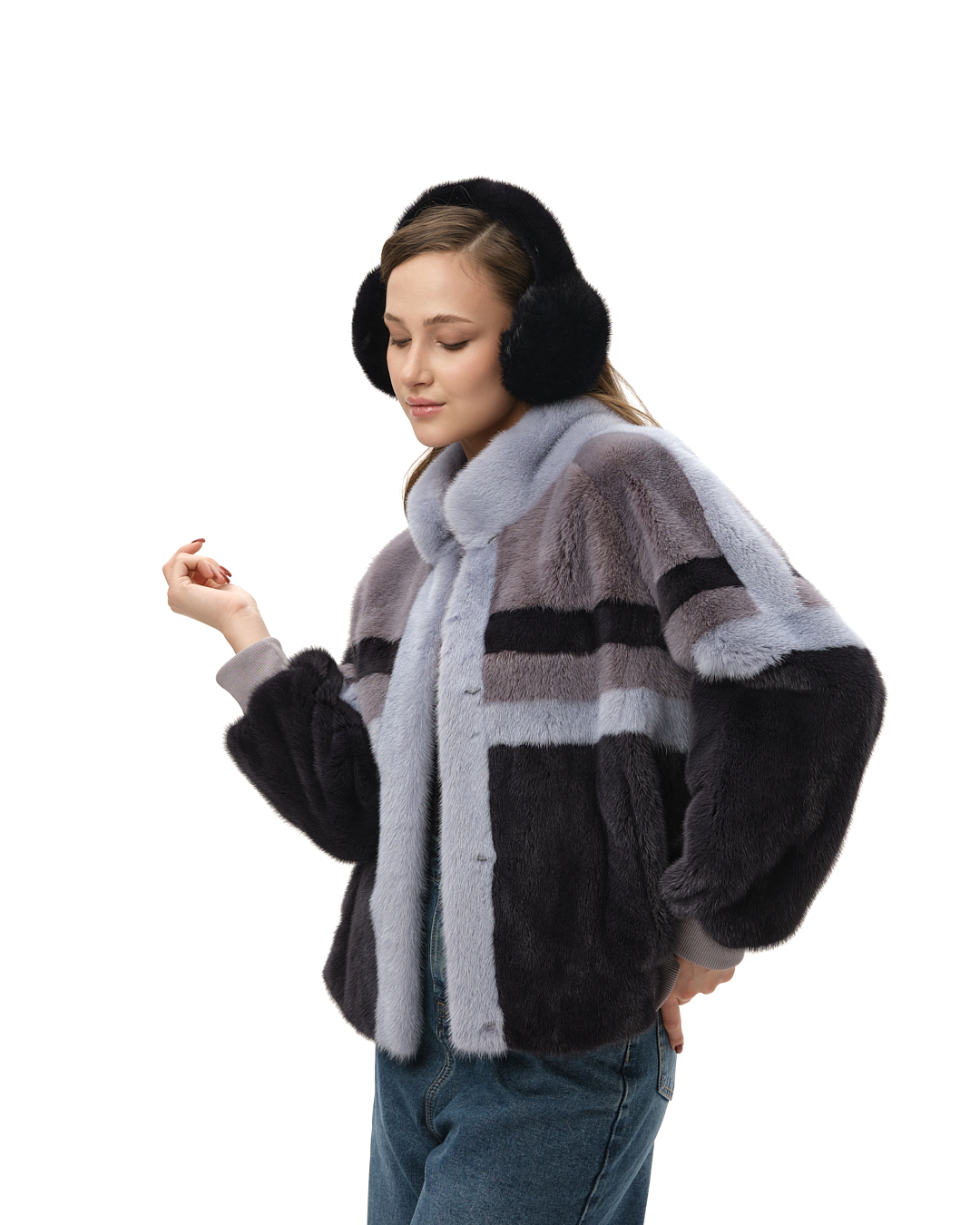 куртка из меха норки