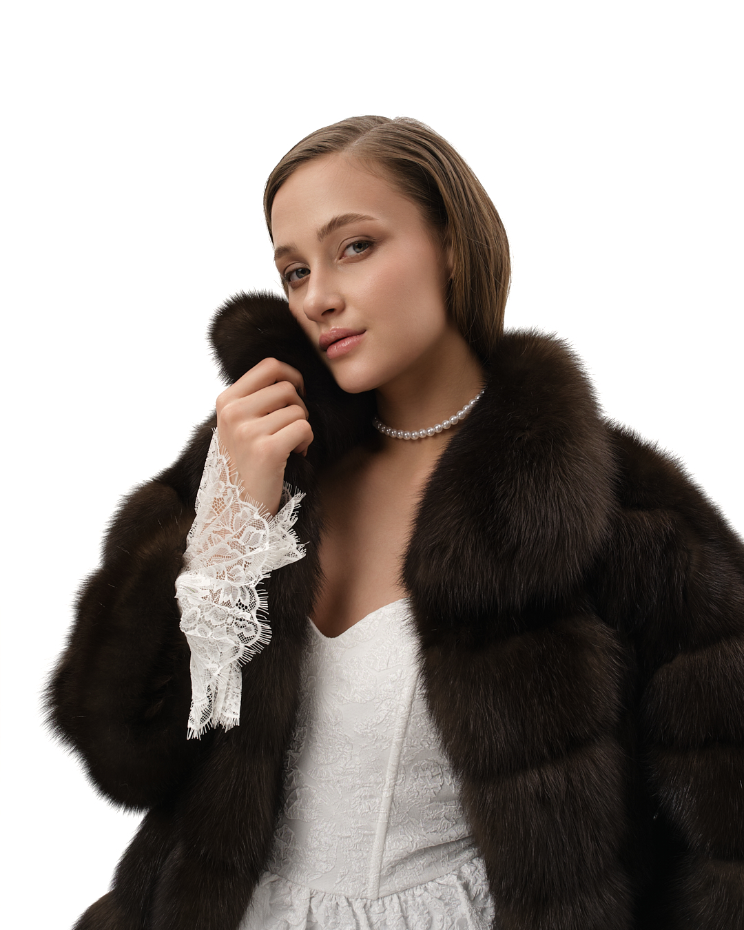 куртка из меха соболя