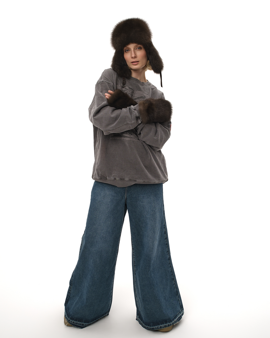 митенки из меха соболя