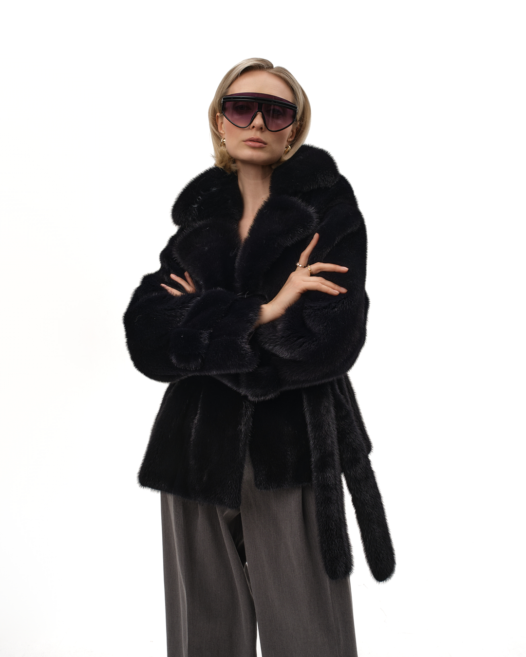 куртка из меха норки