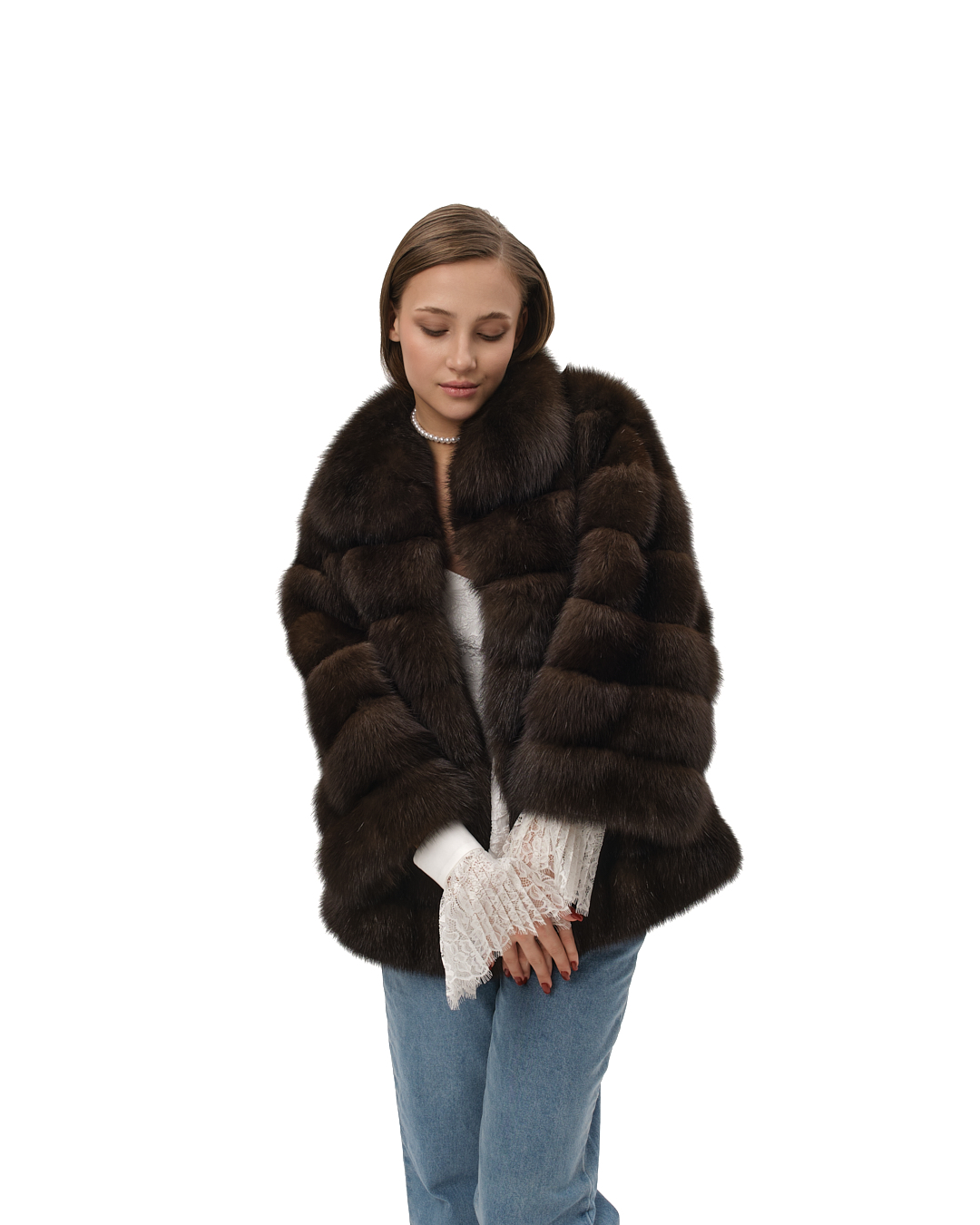 куртка из меха соболя