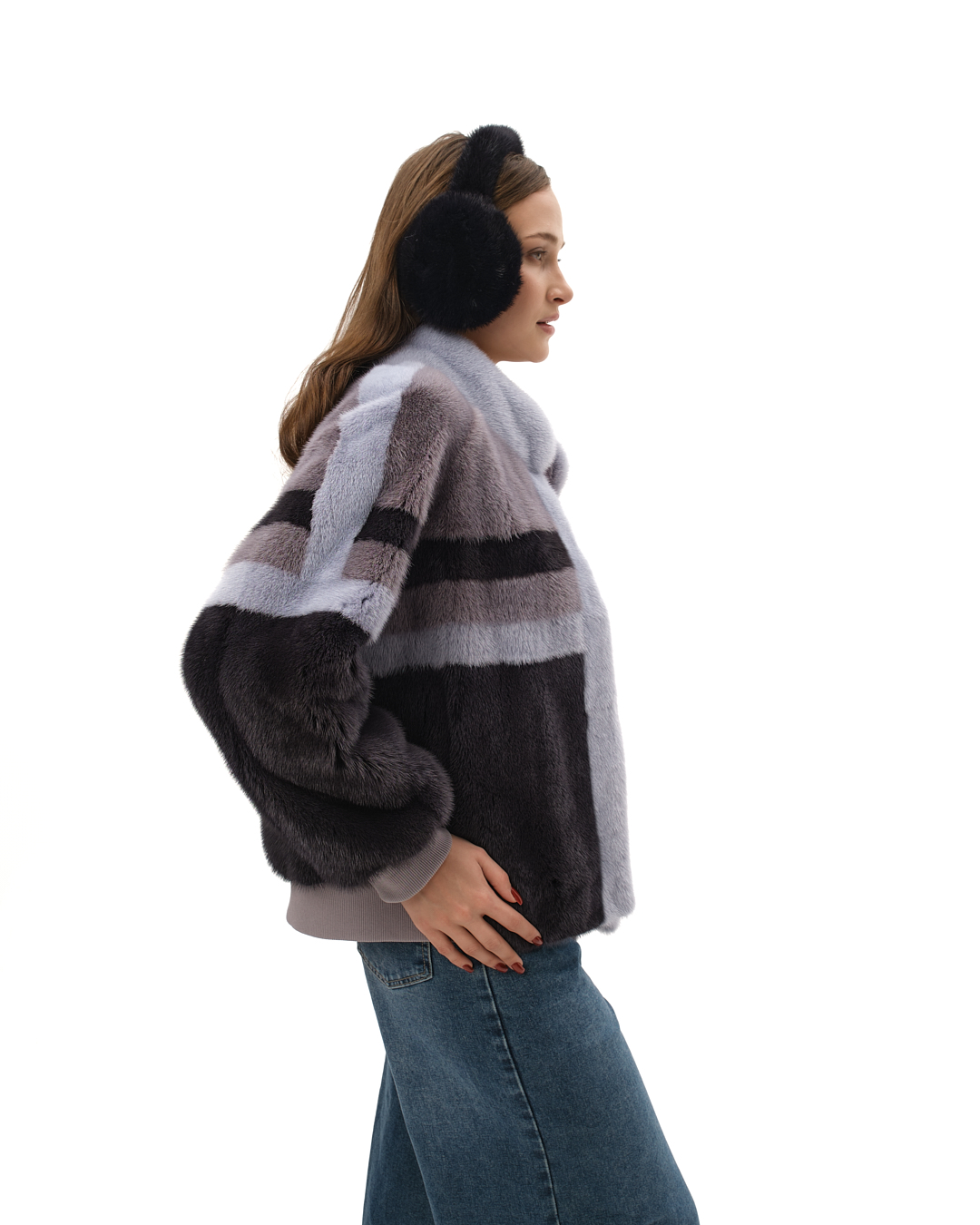 куртка из меха норки