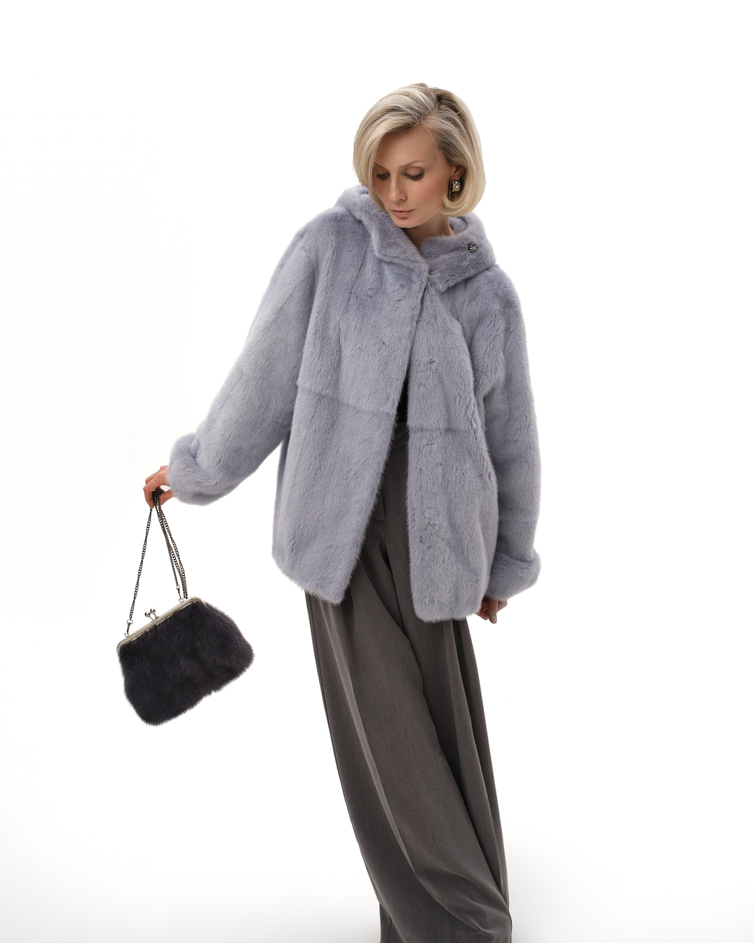 куртка из меха норки